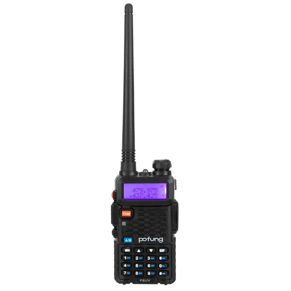 P8UV 5W 1800mAh Adult Analog Walkie talkie Lilac Milo