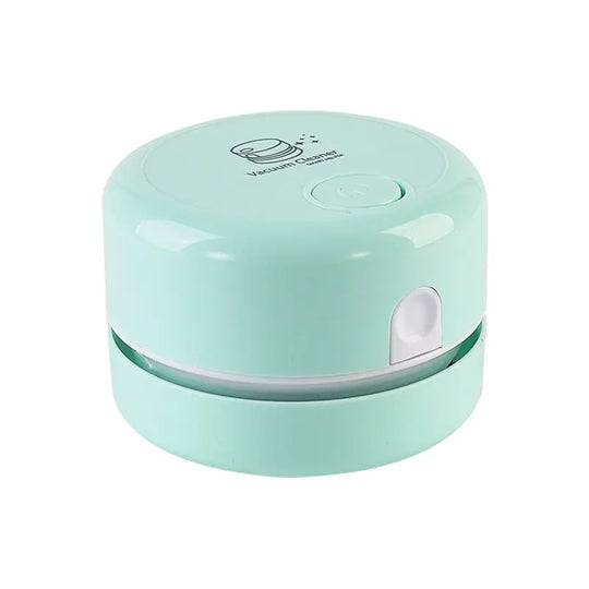 Mini Vacuum Cleaner Portable Office Desktop Table Dust Sweeper Teal Simba