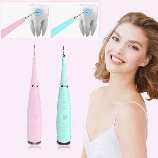 Electric Sonic Dental Tooth Calculus Remover Tooth Stains Cleaner - Shakefav.com