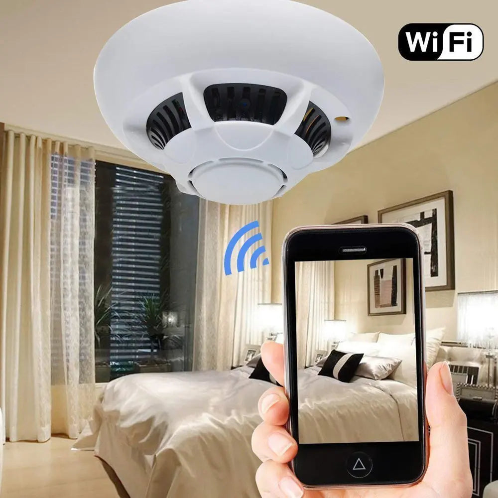 Smoke Alarm Design Camera Wifi Camera Ceiling Camere Home Security - Shakefav.com