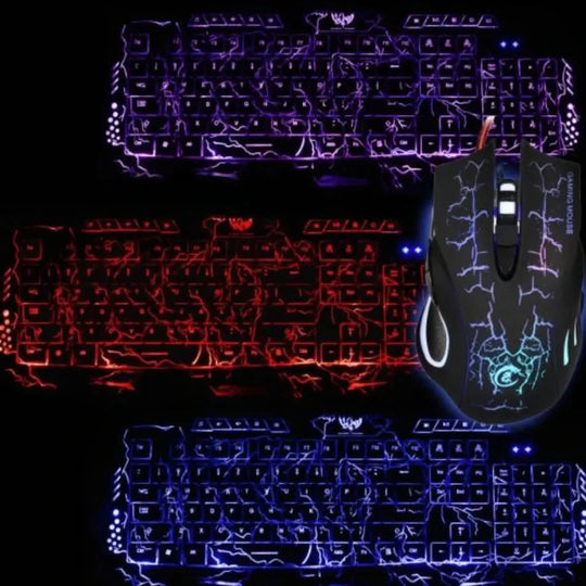 Thunder Fire 2.4G Gaming Keyboard and Mouse Set by Ninja Dragons - Shakefav.com