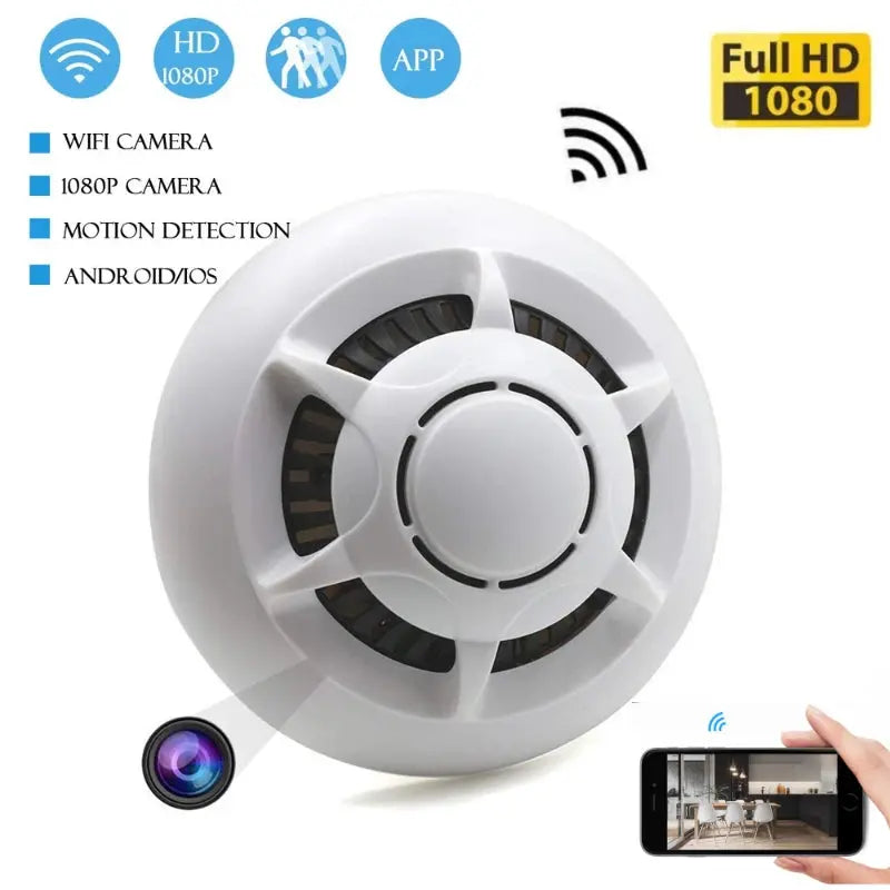 Smoke Alarm Design Camera Wifi Camera Ceiling Camere Home Security - Shakefav.com