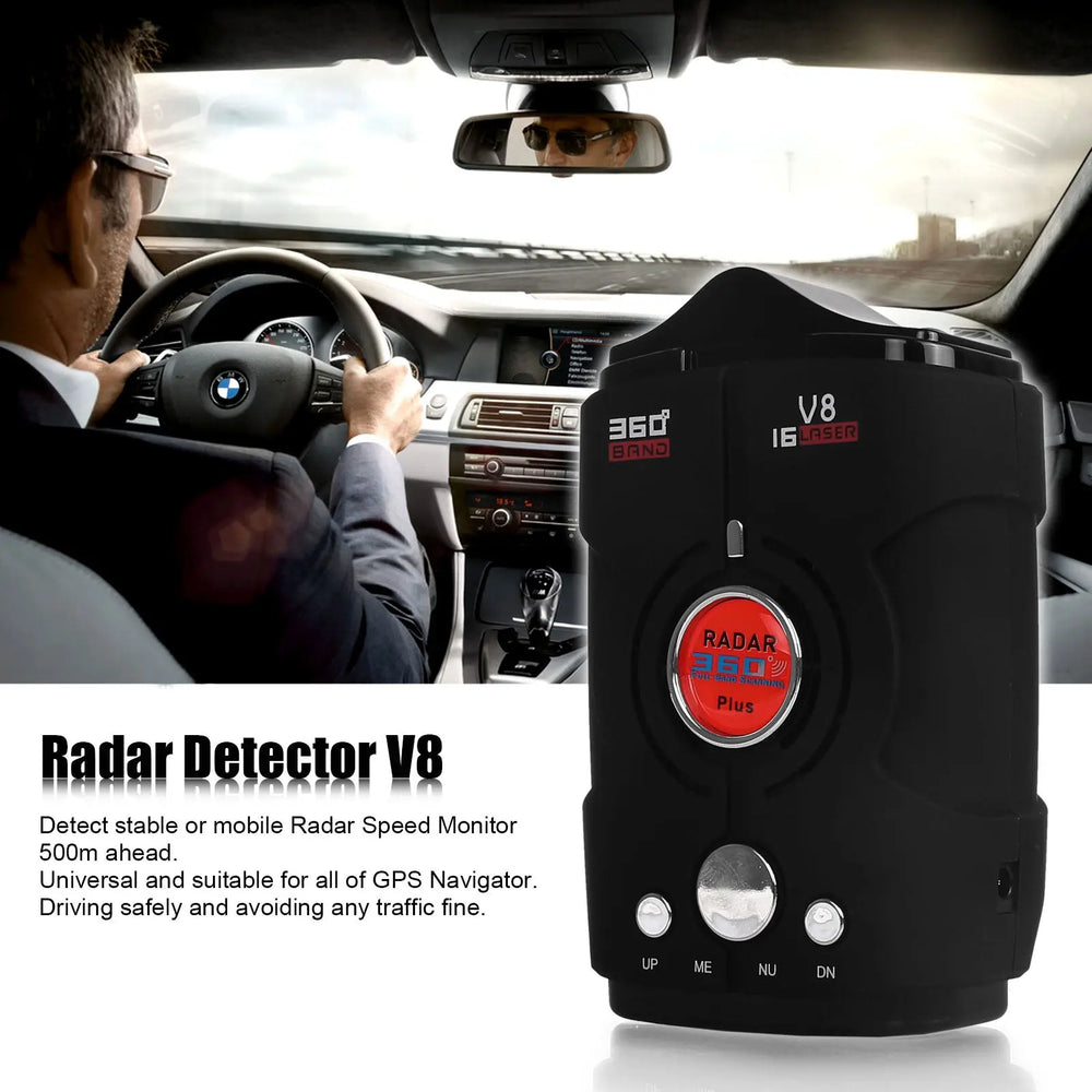 V8 Car Radar Detector Speed Camera Detectors - Shakefav.com