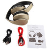 Lecteur MP3 stéréo FM pliable HY-811, casque Bluetooth filaire 