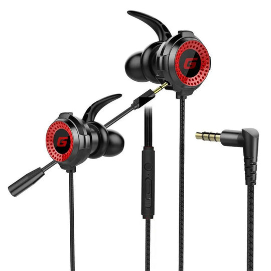 Ninja Dragons G2000 3.5mm Gaming Earphones with Extension Microphone - Shakefav.com