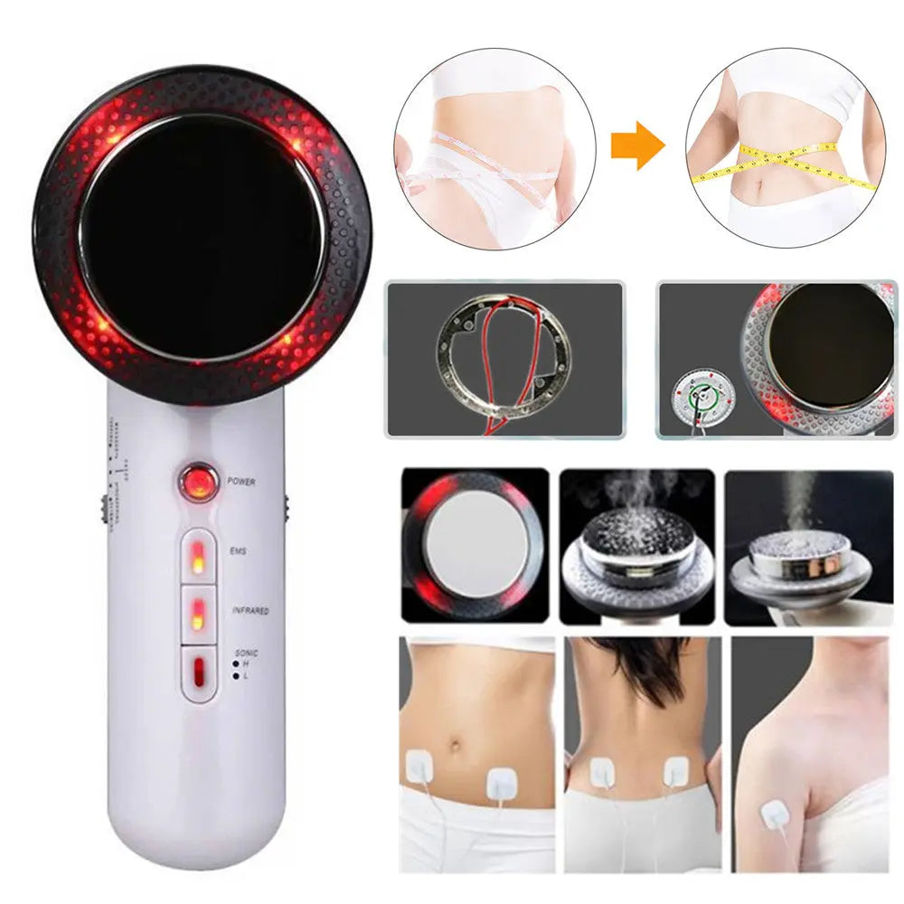 Body Face Lift Ultrasound Body Slimming Massager - Shakefav.com