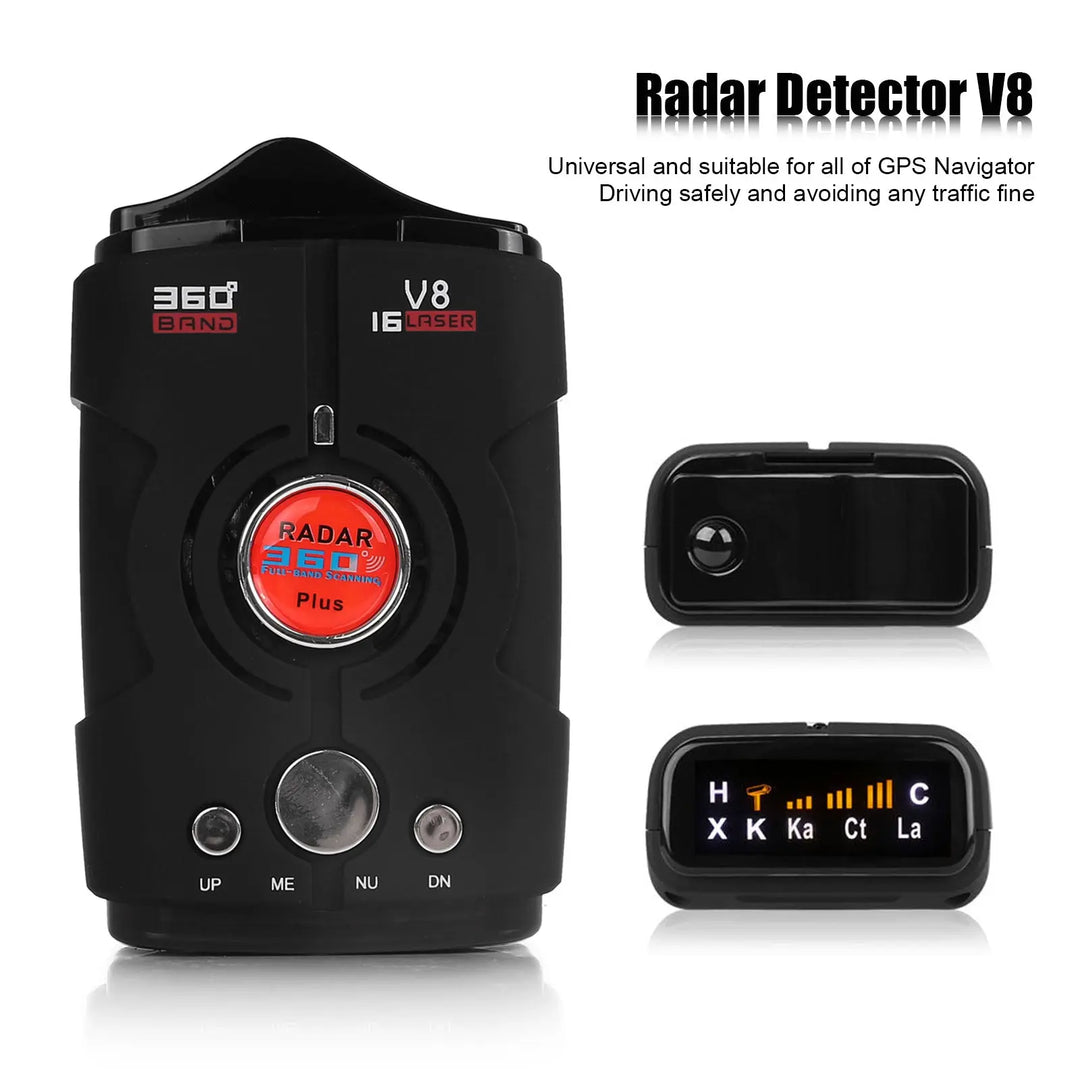 V8 Car Radar Detector Speed Camera Detectors - Shakefav.com