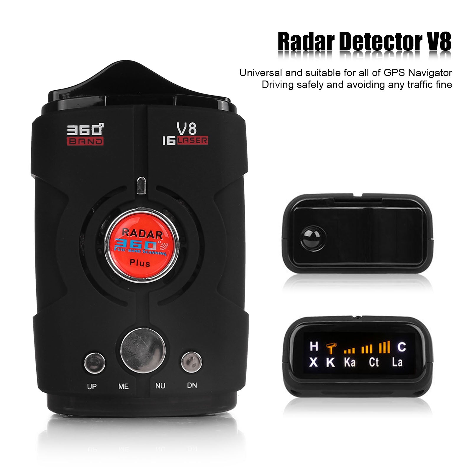 V8 Car Radar Detector Speed Camera Detectors