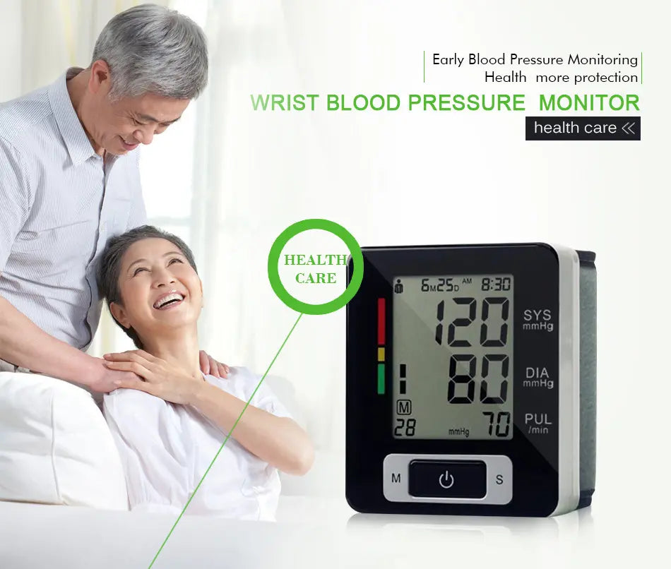 Cuff Wrist Sphygmomanometer Blood Presure Monitor - Shakefav.com