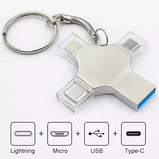 USB 3.0 Pen Drive Otg Usb Flash Drive For Iphone Android Lilac Milo