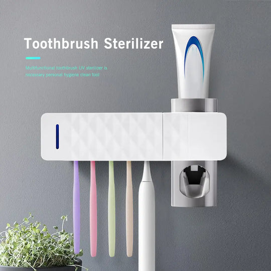 Anti-bacteria UV Automatic Toothbrush Sterilizer - Shakefav.com