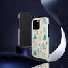 Coque rigide Christmas Tree pour iPhone avec chargement sans fil