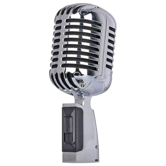 Retro Metal Home Stage Microphone On Stage Maroon Asteria