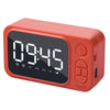 Alarm Clock Bluetooth Speaker Outdoor Portable Wireless