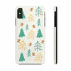 Coque rigide Christmas Tree pour iPhone avec chargement sans fil