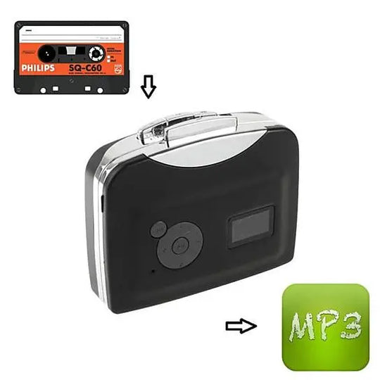 Portable Cassette To MP3 Converter No Computer Needed - Shakefav.com