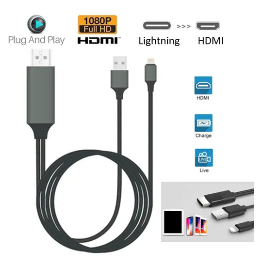 DELETE THIS SKU - Lightning To HDTV HDMI AV TV Adapter Video Output 2M - Shakefav.com