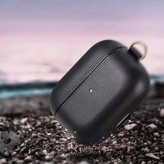 Custom AirPods Pro Leather Case with Side Keychain Strap - Shakefav.com