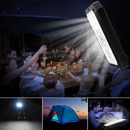 Sun Chaser Mini Solar Powered Wireless Phone Charger 10,000 mAh With - Shakefav.com