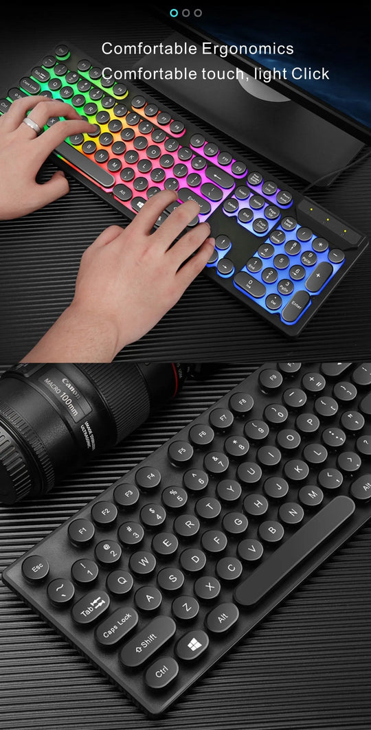 Ninja Dragons Z9i USB Wired Light Up Gaming Keyboard and Mouse Set - Shakefav.com