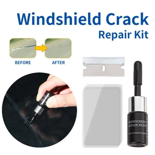 Auto Glass Windshield Repair Tool Set 5 Bottles Set - Shakefav.com