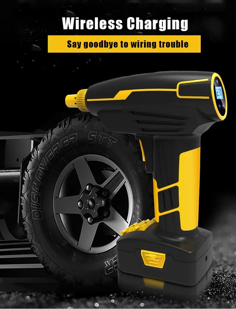 Portable Tire Inflator Air Pump - Shakefav.com