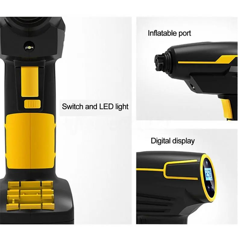 Portable Tire Inflator Air Pump - Shakefav.com