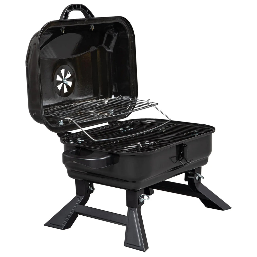 Portable Tabletop BBQ Charcoal Grill - Shakefav.com