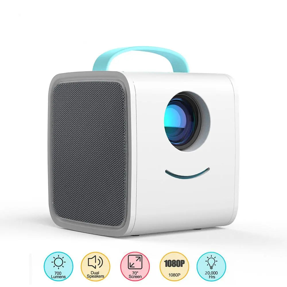 Q2 Mini Projector 700 Lumens Portable Beamer USB AV Port LED Beam Box - Shakefav.com