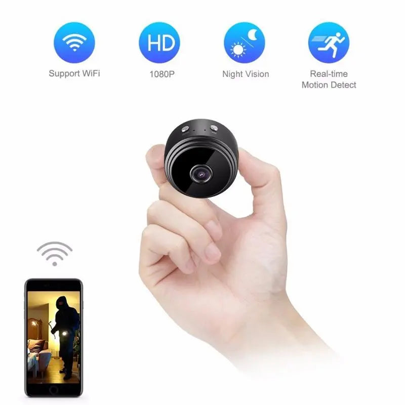 A9 Full HD 1080P Mini Wifi Camera Infrared Night Vision Micro Camera - Shakefav.com