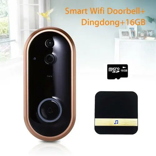 1080P Smart WIFI Doorbell Intercom Video Ring Door Bell With Camera IR - Shakefav.com