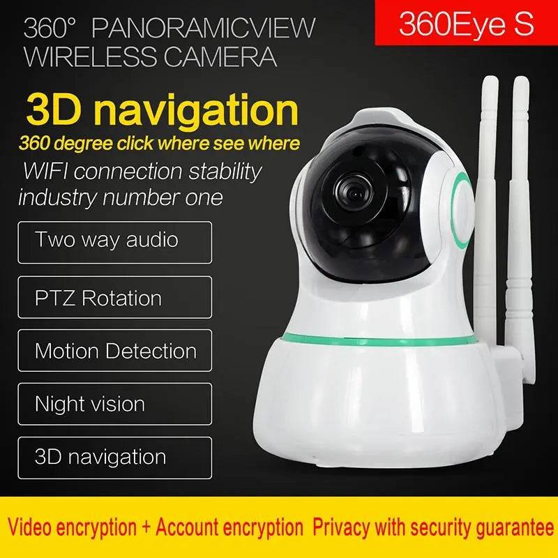 Wifi Remote 1080P Home Security IP Camera Two Way Audio Wireless Mini - Shakefav.com