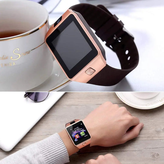 Bluetooth android smart watch with Camera Clock SIM TF Slot smartwatch - Shakefav.com