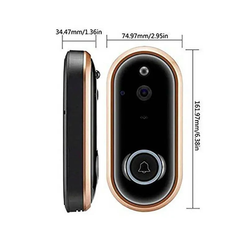 1080P Smart WIFI Doorbell Intercom Video Ring Door Bell With Camera IR - Shakefav.com