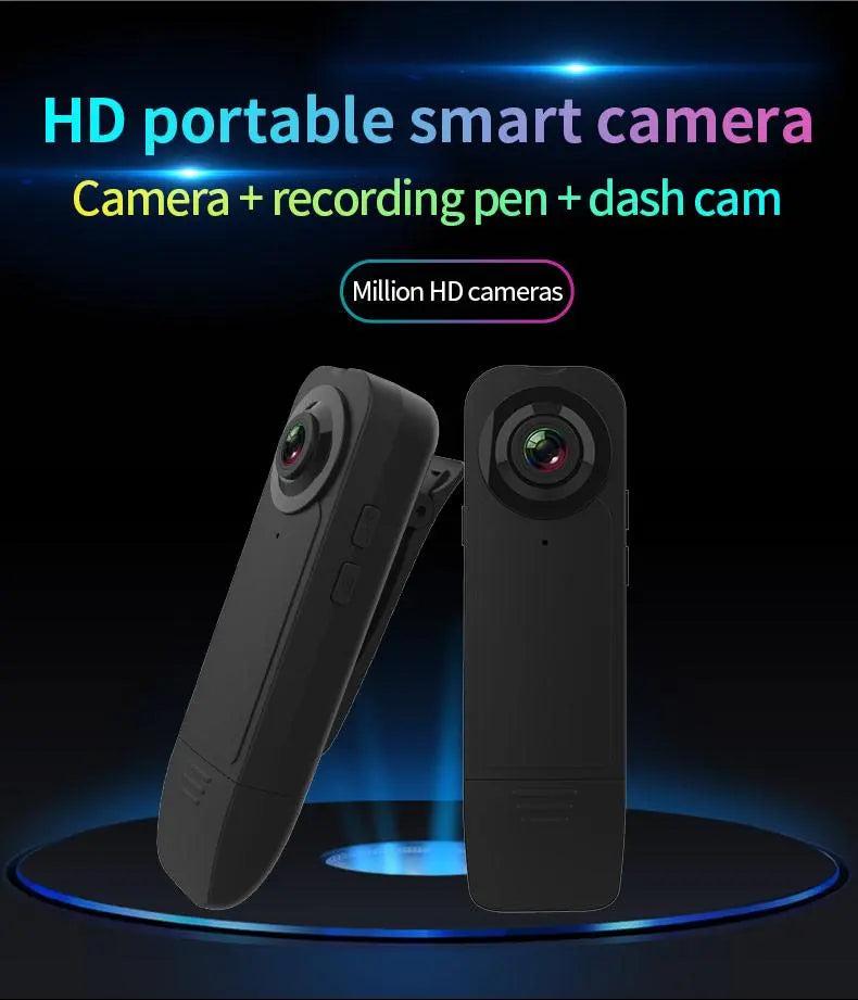 New Wearable HD 1080P Min clip Camera Video Recorder with Night Vision - Shakefav.com