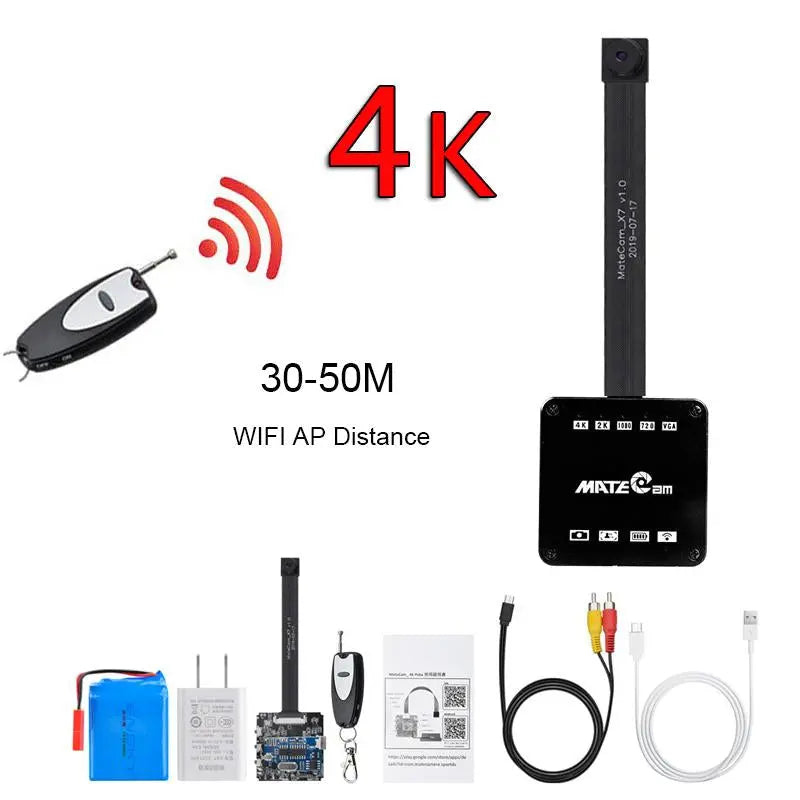 New Real 4K 60FPS 4096*2160 13MP H.265 Wifi Camera RC 1080P Wireless - Shakefav.com