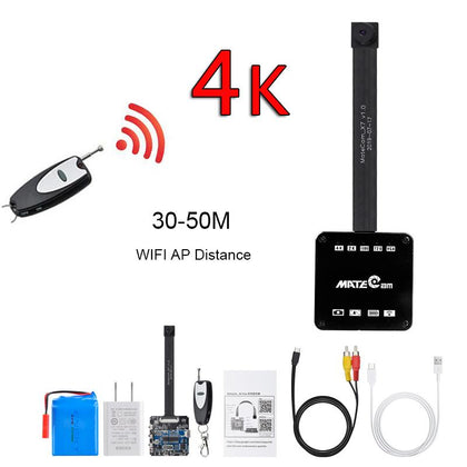 Nouveau Réel 4K 60FPS 4096*2160 13MP H.265 Wifi caméra RC 1080P sans