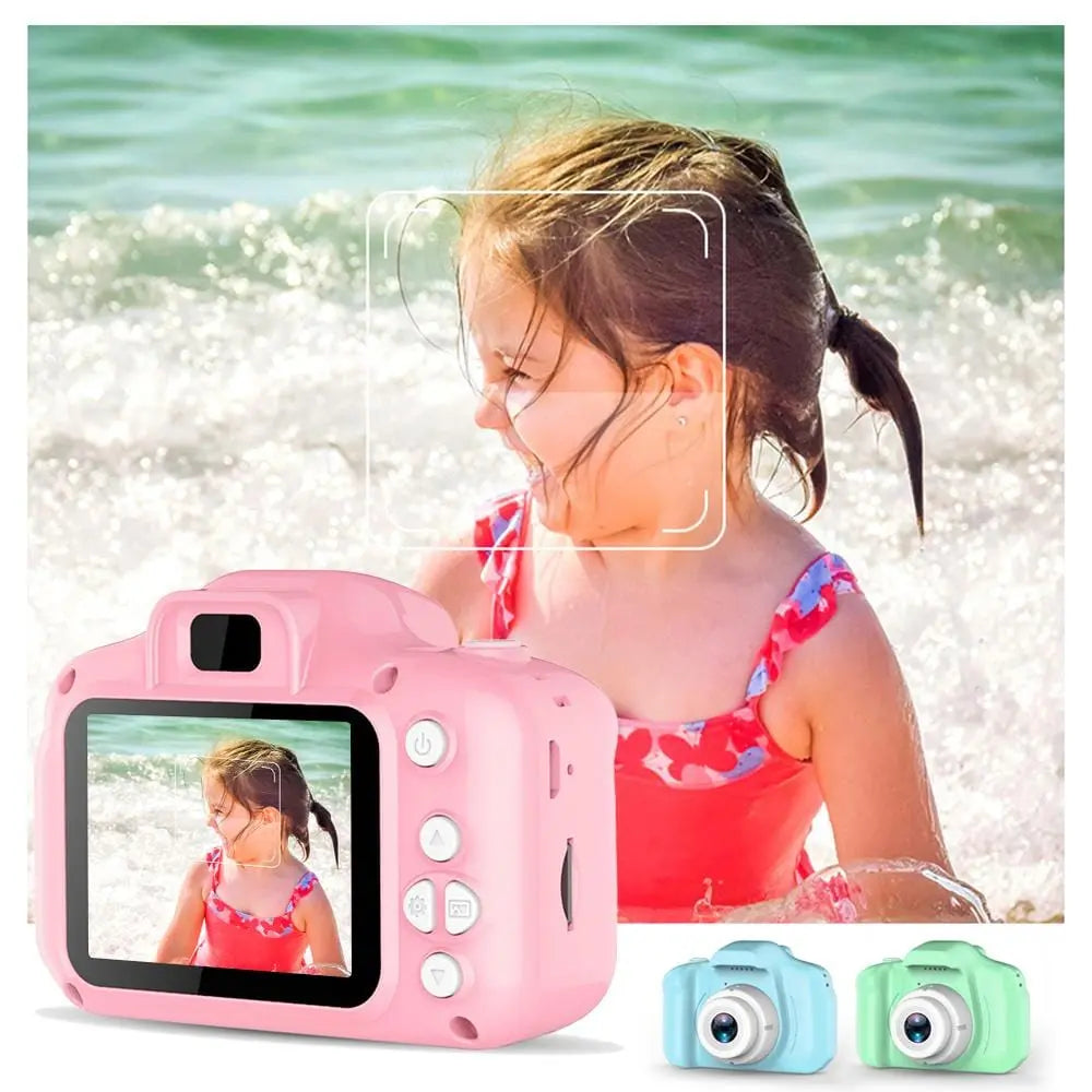 2 Inch HD Screen Chargable Digital Mini Camera Kids Cartoon Cute - Shakefav.com