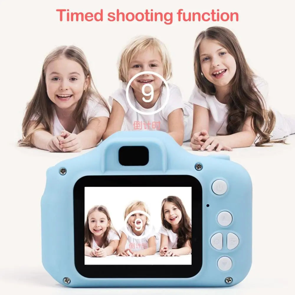 2 Inch HD Screen Chargable Digital Mini Camera Kids Cartoon Cute - Shakefav.com