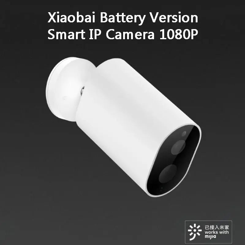 Xiaomi Youpin Xiaobai Battery Version Smart IP Camera 1080P 8 LED IP66 - Shakefav.com