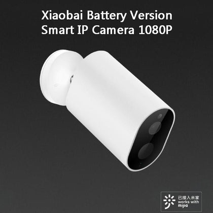 كاميرا Xiaomi Youpin Xiaobai إصدار البطارية الذكية IP 1080P 8 LED IP66