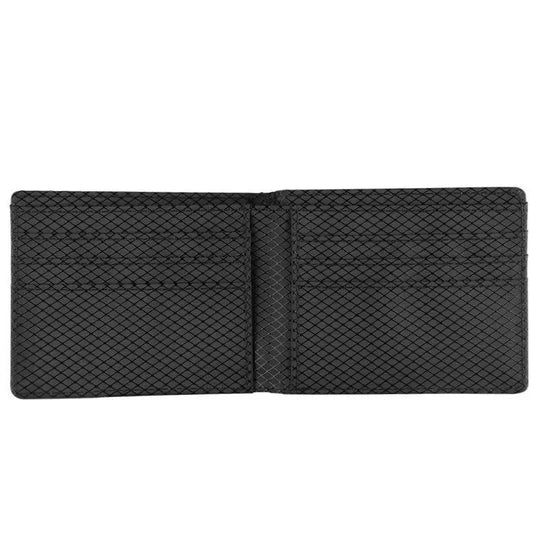 Real Flexible Carbon Fiber Bi-Fold Wallet Green Angel