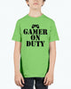 Gamer on duty- Video Games- Youth Tee Unisex