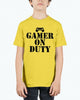 Gamer on duty- Video Games- Youth Tee Unisex