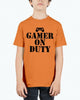 Gamer on duty- Video Games- Youth Tee Unisex