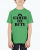 Gamer on duty- Video Games- Youth Tee Unisex