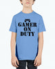 Gamer on duty- Video Games- Youth Tee Unisex