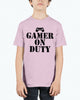 Gamer on duty- Video Games- Youth Tee Unisex