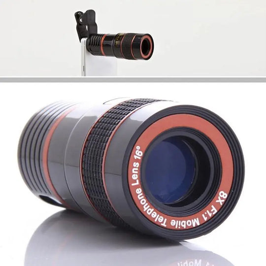 Telephoto PRO Clear Image Lens Zooms 8 times closer! For all Smart - Shakefav.com