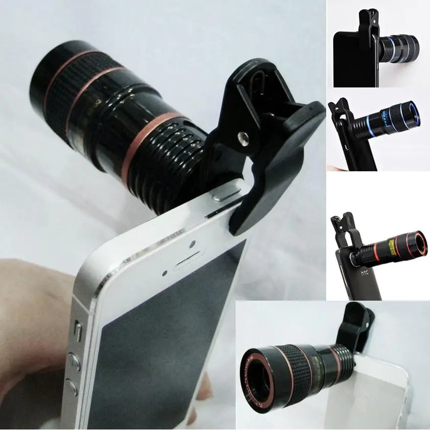 Telephoto PRO Clear Image Lens Zooms 8 times closer! For all Smart - Shakefav.com